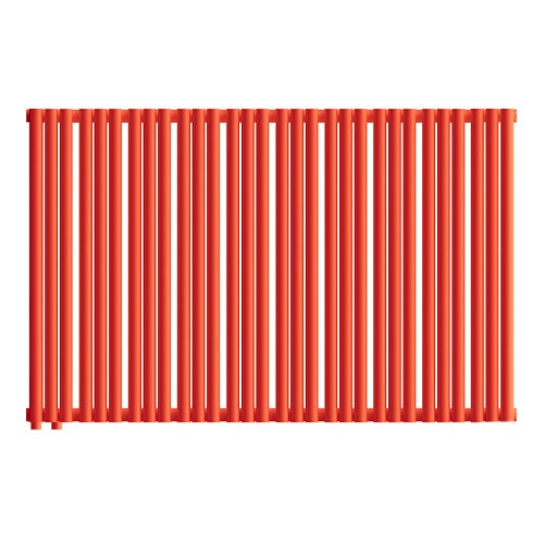 Стальной трубчатый радиатор отопления Empatiko Takt L1-1192-500 Scarlet Red