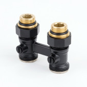 Узел нижнего подключения Delta проходной G 3/4 x 1/2 D=50 MM (Черный матовый) Узел нижнего подключения Delta проходной G 3/4 x 1/2 D=50 MM (Черный матовый)