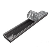 Конвектор внутрипольный КЗТО Бриз 260x100x900