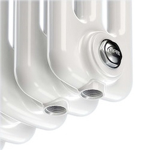 Стальной трубчатый радиатор отопления Rifar Tubog Ventil 3037 DV1 12 секций RAL 9016