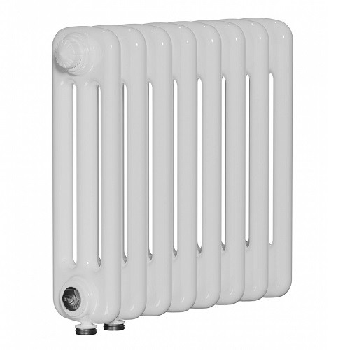 Стальной трубчатый радиатор отопления Rifar Tubog Ventil 3037 DV1 12 секций RAL 9016