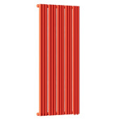 Стальной трубчатый радиатор отопления Empatiko Takt R1-592-2000 Scarlet Red