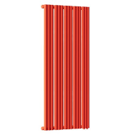 Стальной трубчатый радиатор отопления Empatiko Takt R1-592-2000 Scarlet Red