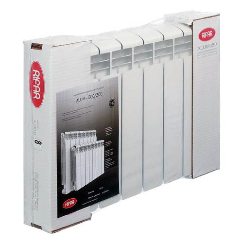 Алюминиевый радиатор отопления Rifar Alum 350 12 секций Алюминиевый радиатор отопления Rifar Alum 350 12 секций