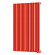 Стальной трубчатый радиатор отопления Empatiko Takt R1-712-1750 Scarlet Red