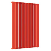 Стальной трубчатый радиатор отопления Empatiko Takt R1-1072-2000 Scarlet Red