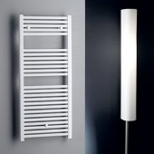 Водяной полотенцесушитель Lazzarini Roma белый изогнутый 1512х500