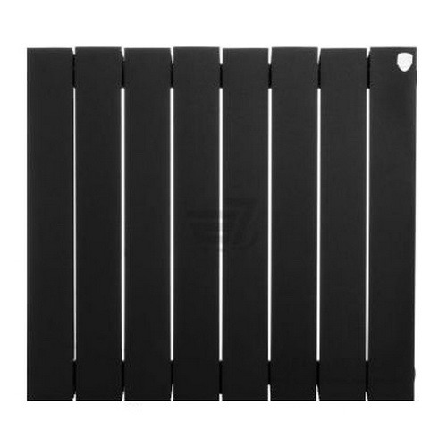 Биметаллический радиатор отопления Royal Thermo PianoForte 500 Noir Sable 6 секции  Биметаллический радиатор отопления Royal Thermo PianoForte 500 Noir Sable 6 секции