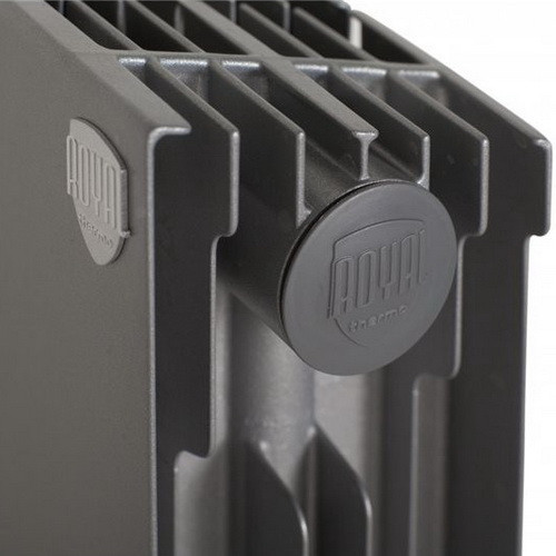 Биметаллический радиатор отопления Royal Thermo PianoForte 500 Noir Sable 6 секции  Биметаллический радиатор отопления Royal Thermo PianoForte 500 Noir Sable 6 секции