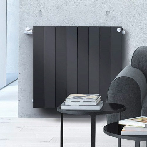 Биметаллический радиатор отопления Royal Thermo PianoForte 500 Noir Sable 6 секции  Биметаллический радиатор отопления Royal Thermo PianoForte 500 Noir Sable 6 секции