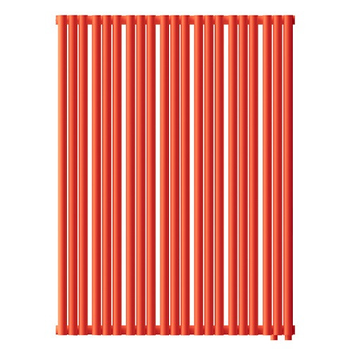 Стальной трубчатый радиатор отопления Empatiko Takt R1-832-1750 Scarlet Red