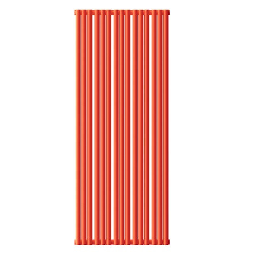 Стальной трубчатый радиатор отопления Empatiko Takt S1-592-2000 Scarlet Red Стальной трубчатый радиатор отопления Empatiko Takt S1-592-2000 Scarlet Red