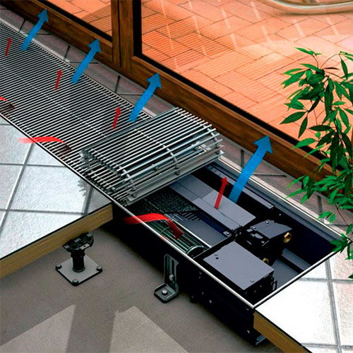 Конвектор внутрипольный VELAR KWHV 250-85-2300, с решеткой цвет - Серебро Конвектор внутрипольный VELAR KWHV 250-85-2300, с решеткой цвет - Серебро