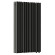 Стальной трубчатый радиатор отопления Empatiko Takt LR2-472-500 Coal Black