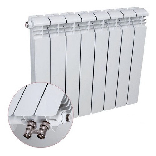 Алюминиевый радиатор отопления Rifar Alum Ventil 350 7 секций Алюминиевый радиатор отопления Rifar Alum Ventil 350 7 секций