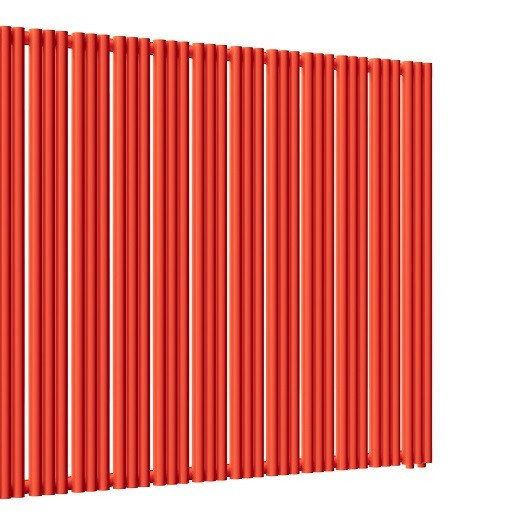 Стальной трубчатый радиатор отопления Empatiko Takt R1-1552-1750 Scarlet Red