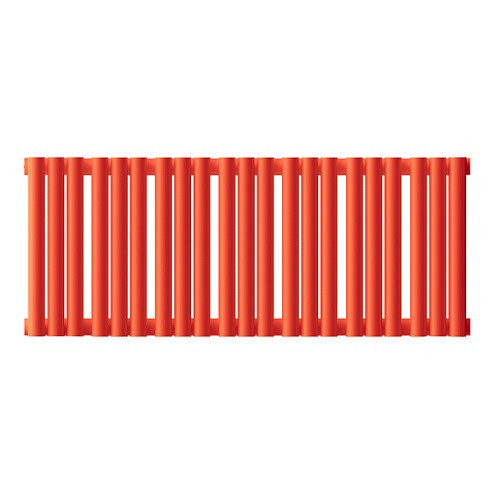 Стальной трубчатый радиатор отопления Empatiko Takt S2-832-200 Scarlet Red
