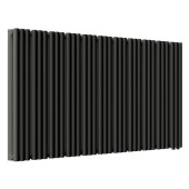 Стальной трубчатый радиатор отопления Empatiko Takt LR2-1312-500 Coal Black