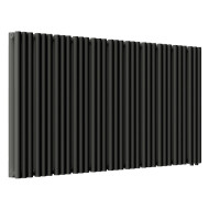 Стальной трубчатый радиатор отопления Empatiko Takt LR2-1312-500 Coal Black Стальной трубчатый радиатор отопления Empatiko Takt LR2-1312-500 Coal Black