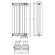 Стальной трубчатый радиатор отопления Empatiko Takt LR2-1072-500 Silk White