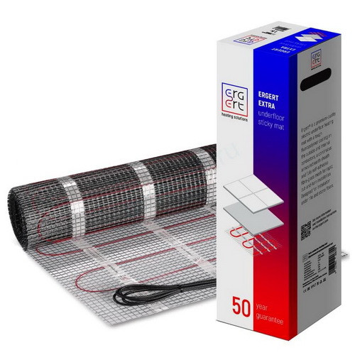 Электрический тёплый пол под плитку ERGERT Extra 150 - 10,0 м2