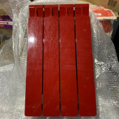 Биметаллический радиатор отопления Rifar Monolit 500 4 секции Бордо 