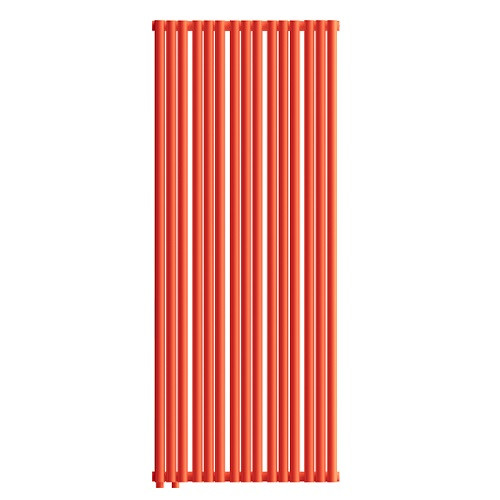 Стальной трубчатый радиатор отопления Empatiko Takt L1-592-2000 Scarlet Red Стальной трубчатый радиатор отопления Empatiko Takt L1-592-2000 Scarlet Red