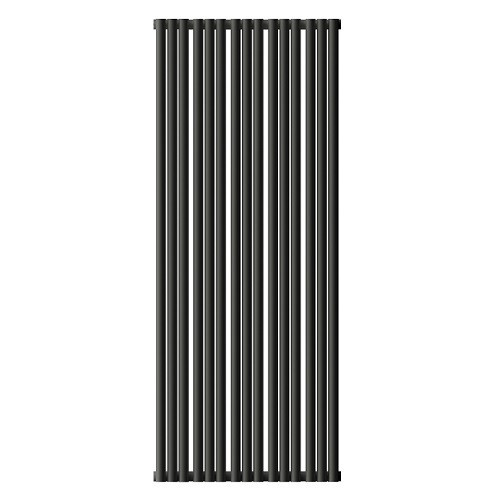 Стальной трубчатый радиатор отопления Empatiko Takt S2-592-2000 Coal Black