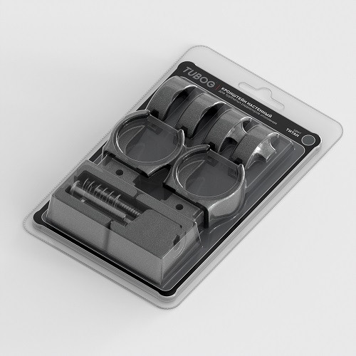 Набор настенных кронштейнов для радиаторов RIFAR TUBOG, цвет - титан Набор настенных кронштейнов для радиаторов RIFAR TUBOG, цвет - титан