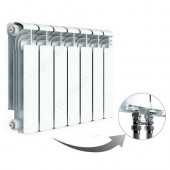 Алюминиевый радиатор отопления Rifar Alum Ventil 350 10 секций Алюминиевый радиатор отопления Rifar Alum Ventil 350 10 секций