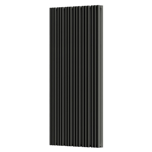 Стальной трубчатый радиатор отопления Empatiko Takt S2-712-2000 Coal Black