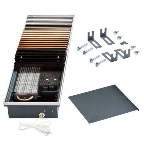 Конвектор внутрипольный VELAR KWHV 250-85-2900, с решеткой цвет - Серебро Конвектор внутрипольный VELAR KWHV 250-85-2900, с решеткой цвет - Серебро