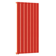 Стальной трубчатый радиатор отопления Empatiko Takt L1-832-2000 Scarlet Red