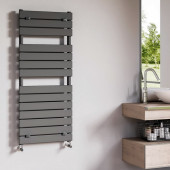 Водяной полотенцесушитель Lazzarini Pieve Palermo антрацит прямой 1213х500 Водяной полотенцесушитель Lazzarini Pieve Palermo антрацит прямой 1213х500