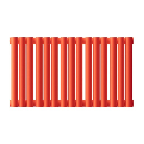 Стальной трубчатый радиатор отопления Empatiko Takt S2-592-200 Scarlet Red 
