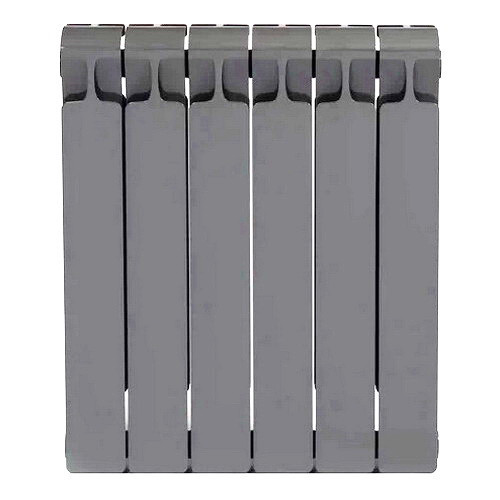 Биметаллический радиатор отопления Rifar Monolit Ventil 500 4 секции Титан