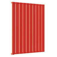 Стальной трубчатый радиатор отопления Empatiko Takt L1-1192-2000 Scarlet Red