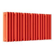 Стальной трубчатый радиатор отопления Empatiko Takt S2-712-200 Scarlet Red