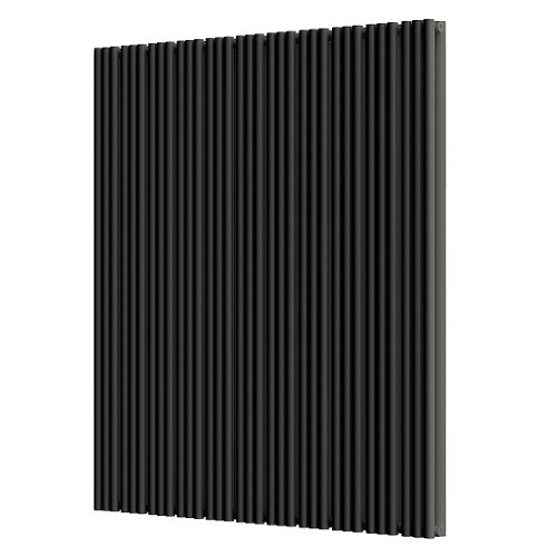 Стальной трубчатый радиатор отопления Empatiko Takt S2-1312-2000 Coal Black 