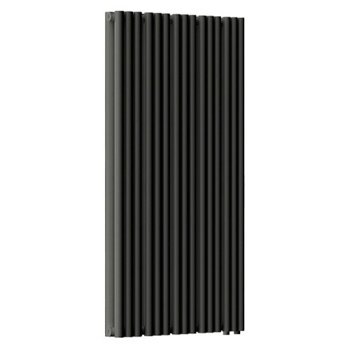 Стальной трубчатый радиатор отопления Empatiko Takt LR2-592-1750 Coal Black