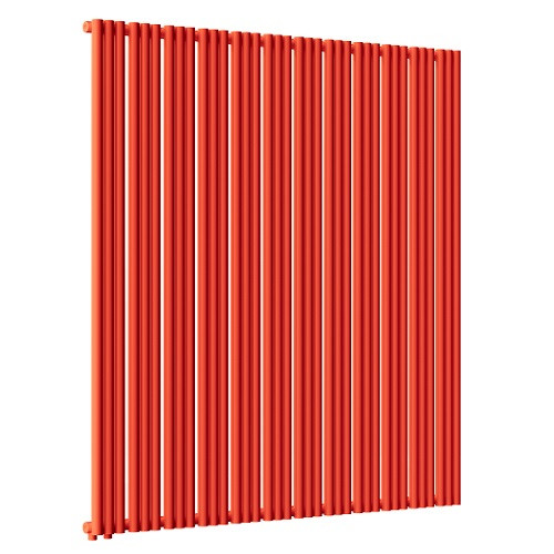 Стальной трубчатый радиатор отопления Empatiko Takt L1-1432-2000 Scarlet Red 1