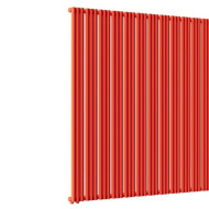 Стальной трубчатый радиатор отопления Empatiko Takt L1-1552-2000 Scarlet Red