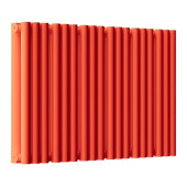 Стальной трубчатый радиатор отопления Empatiko Takt S2-712-300 Scarlet Red  Стальной трубчатый радиатор отопления Empatiko Takt S2-712-300 Scarlet Red