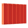 Стальной трубчатый радиатор отопления Empatiko Takt S2-712-300 Scarlet Red 