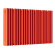 Стальной трубчатый радиатор отопления Empatiko Takt S2-832-300 Scarlet Red 