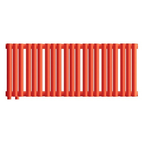 Стальной трубчатый радиатор отопления Empatiko Takt LR2-832-200 Scarlet Red