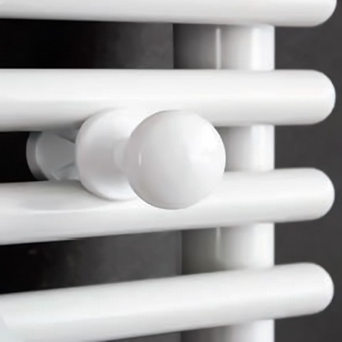 Водяной полотенцесушитель Lazzarini Ragusa белый прямой 1090х500