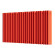 Стальной трубчатый радиатор отопления Empatiko Takt S2-952-300 Scarlet Red 