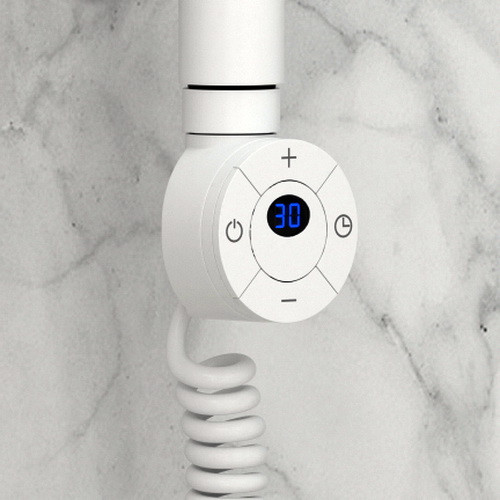 Электрический полотенцесушитель Стилье Формат 12 600х500 правый, матовый белый