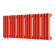 Стальной трубчатый радиатор отопления Empatiko Takt L1-712-200 Scarlet Red
